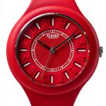 Versace Women's Red 39mm Quartz Watch Red Strap-0