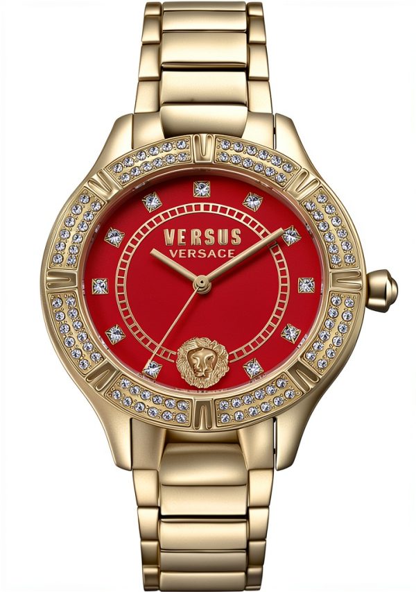 Versus Versace Women's Gold Tone 36mm Watch-0