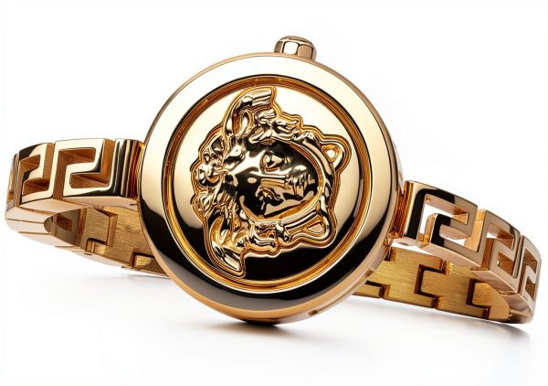 Versace Gold Tone Swiss Watch for Women-7