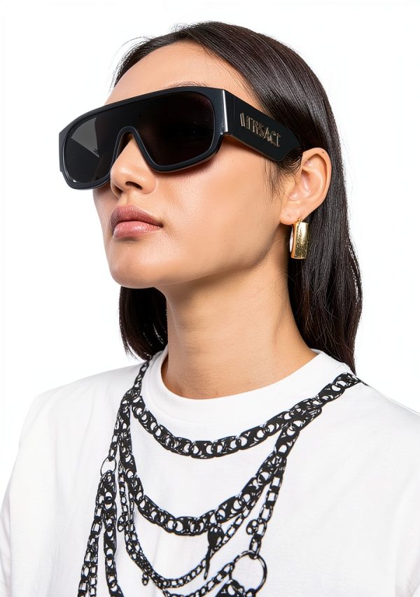 Women's sunglasses Generic Full Rim Black 40mm-2