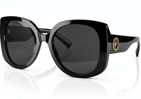 Versace Women's Black Sunglasses Medusa Icon VE4387-1
