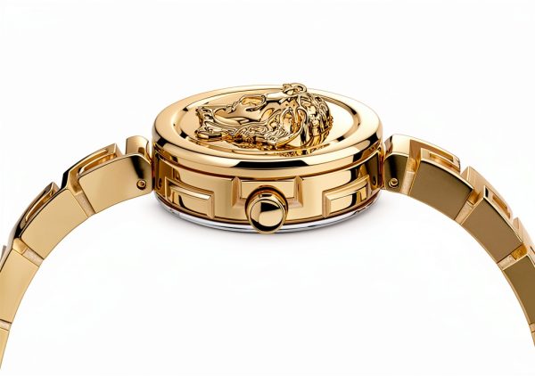 Versace Gold Tone Swiss Watch for Women-2