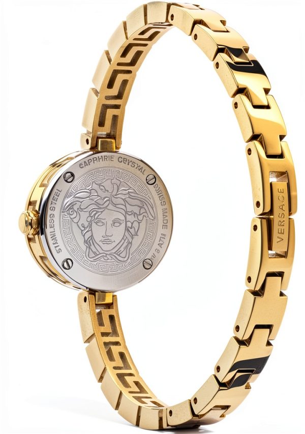 Versace Gold Tone Swiss Watch for Women-4