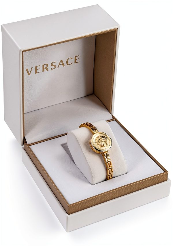 Versace Gold Tone Swiss Watch for Women-5