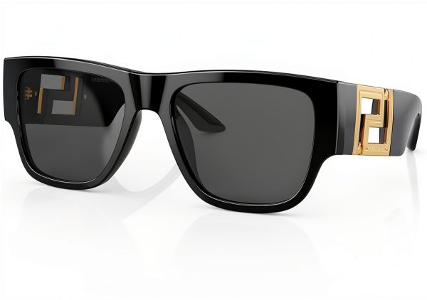Grey-Black Men's Sunglasses Full Rim Frame 57mm-0