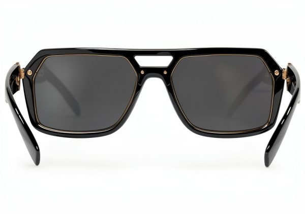 Men's sunglasses BrandX Black Full Rim Classic Design-4