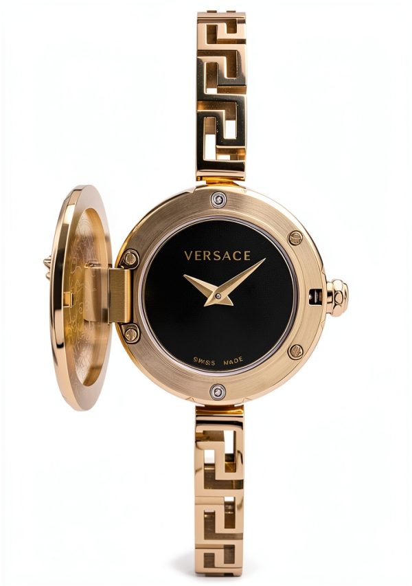 Versace Gold Tone Swiss Watch for Women-1