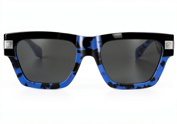 Havana Blue Men Sunglasses Classic Black Frame 55-20-145 UV400-1