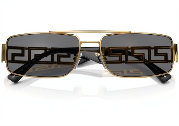 Gold X-Large Full Rim Men's Sunglasses BrandName Classic Design-4