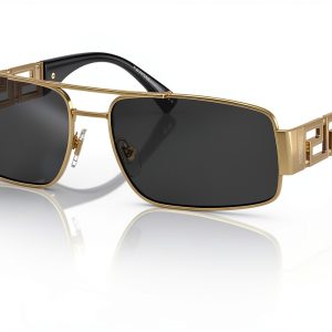 Gold X-Large Full Rim Men's Sunglasses BrandName Classic Design-0