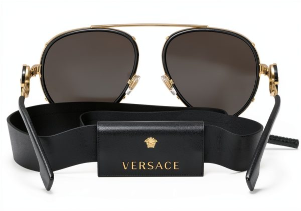 Versace Men's Sunglasses Model 0VE223214388761 Classic Polarized Lens-4