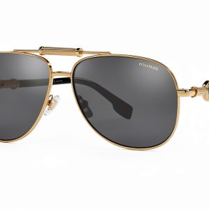 Versace Men's Polarized Full Rim Sunglasses Pilot 0VE22361002Z359-0