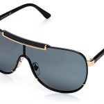 Versace Men's Sunglasses Black Gold 40-14-135 Luxury Frame-0