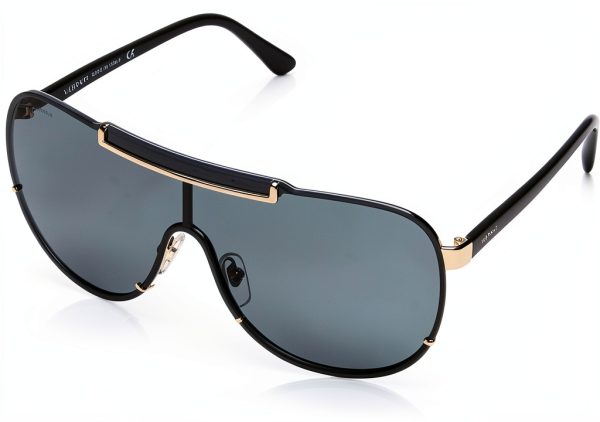 Versace Men's Sunglasses Black Gold 40-14-135 Luxury Frame-0
