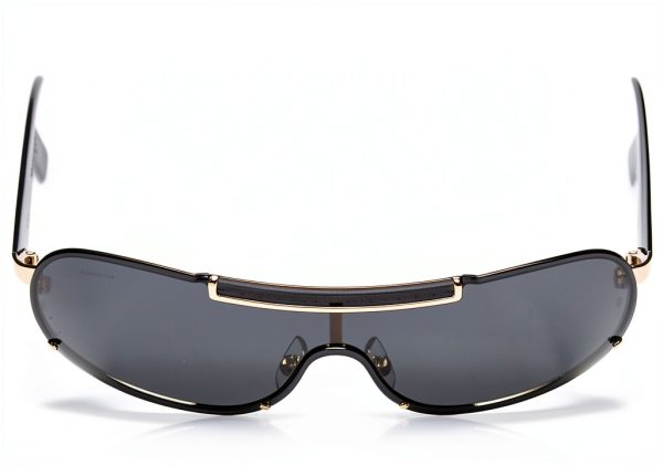 Versace Men's Sunglasses Black Gold 40-14-135 Luxury Frame-5