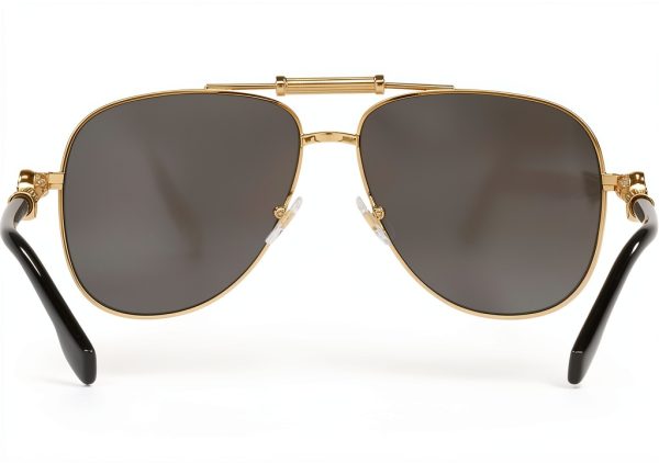 Versace Men's Polarized Full Rim Sunglasses Pilot 0VE22361002Z359-3