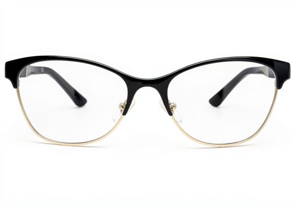 Versace Women's Metal Sunglasses Model 0VE1233Q Black Gold-1