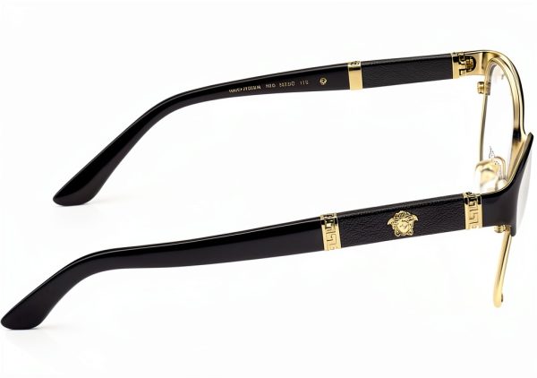 Versace Women's Metal Sunglasses Model 0VE1233Q Black Gold-2