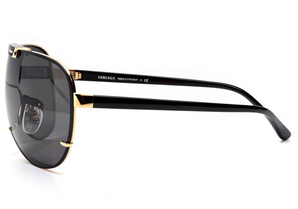 Versace Men's Sunglasses Black Gold 40-14-135 Luxury Frame-2