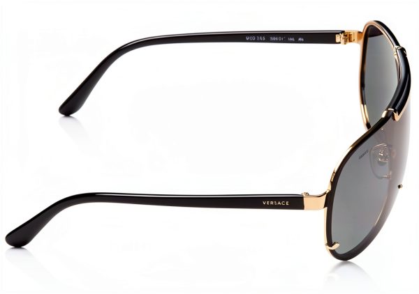 Versace Men's Sunglasses Black Gold 40-14-135 Luxury Frame-4