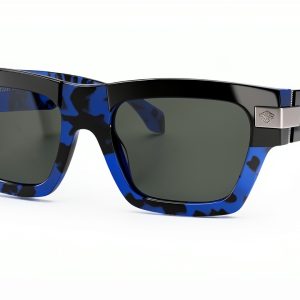 Havana Blue Men Sunglasses Classic Black Frame 55-20-145 UV400-0