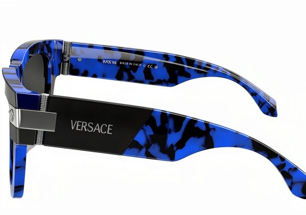 Havana Blue Men Sunglasses Classic Black Frame 55-20-145 UV400-2
