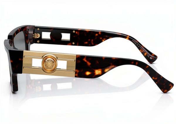 Havana Small Unisex Full Rim Rectangle Sunglasses Classic Design-3