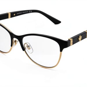 Versace Women's Metal Sunglasses Model 0VE1233Q Black Gold-0