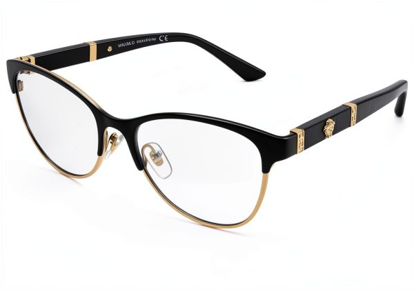 Versace Women's Metal Sunglasses Model 0VE1233Q Black Gold-0