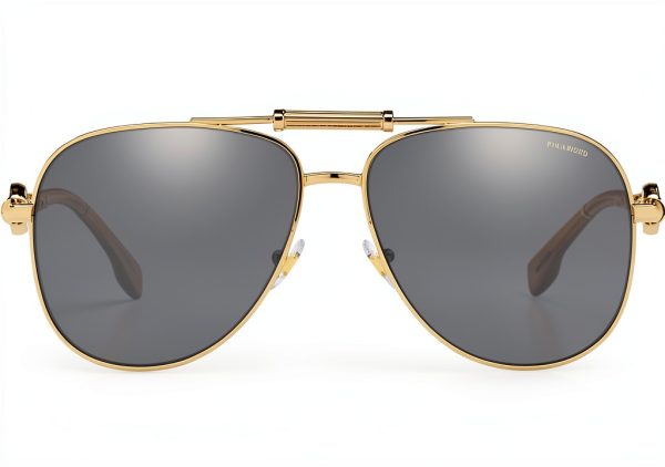 Versace Men's Polarized Full Rim Sunglasses Pilot 0VE22361002Z359-2
